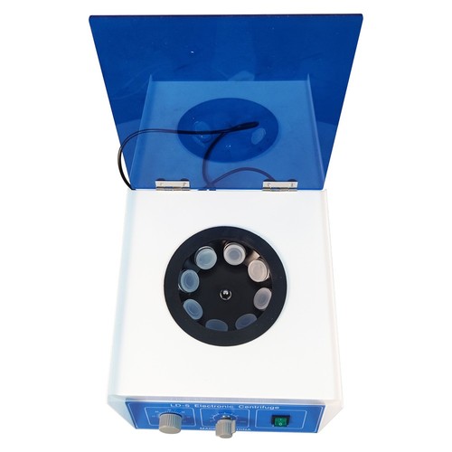 Centrífuga de laboratorio eléctrica de mesa LD-5 110 V 40 W 50 ml x 8 tubo de ensayo 4000 RPM - Imagen 16 de 22
