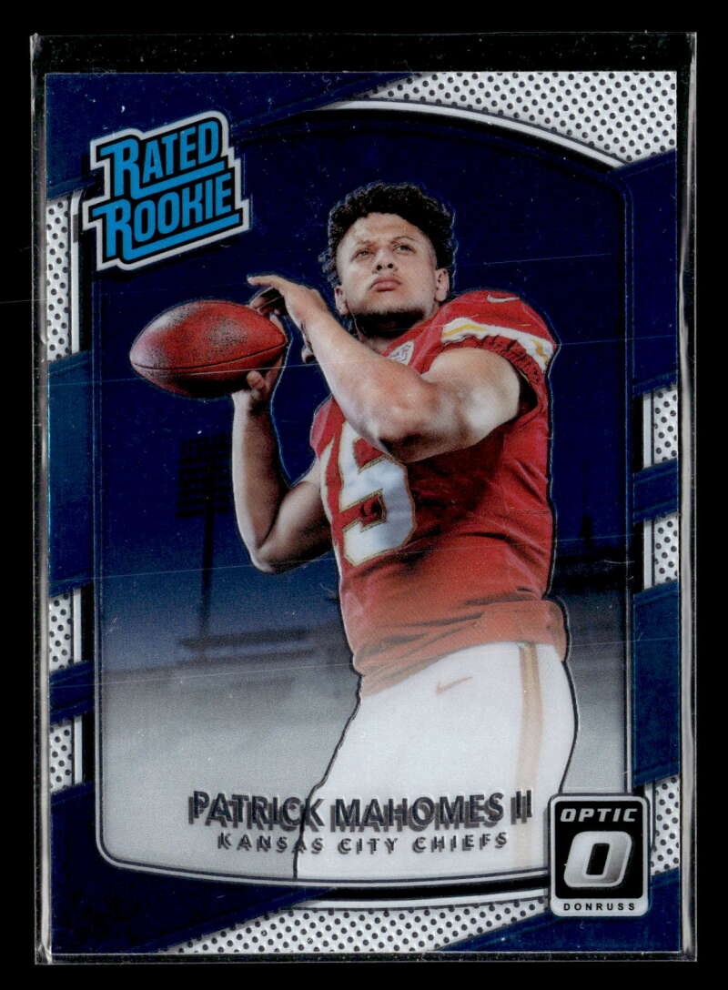 2017 Donruss Optic Patrick Mahomes II #177 Rookie Kansas City Chiefs SE2070