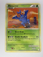 2010 POKEMON HEARTGOLD & SOULSILVER HERACROSS 43/123 UC LP  on eBay