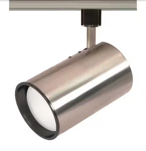 SATCO 1-Light R30 Brushed Nickel Straight Cylinder Track Lighting Head - Picture 1 of 3