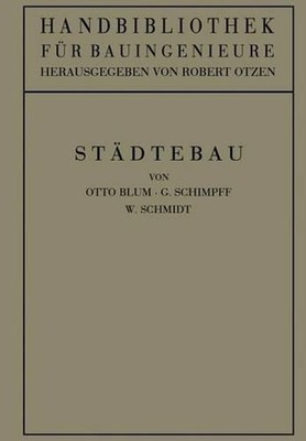 Stdtebau by Otto Blum (German) Paperback Book