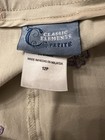 🦋Classic Elements Tan Capris w/ Embroidered Butterflies Petite Women's Sz 12P — photo 4