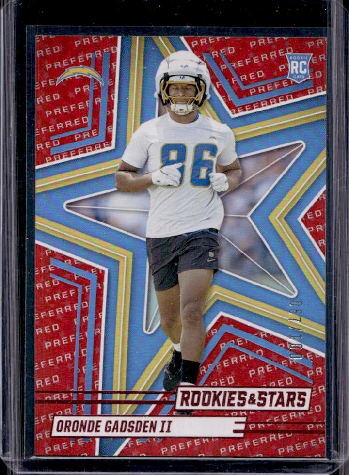 Oronde Gadsden II Panini Rookies & Stars #167 Preferred Red