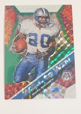 2020 Panini Mosaic - Will to Win Barry Sanders #WW18 Green Mosaic Prizm