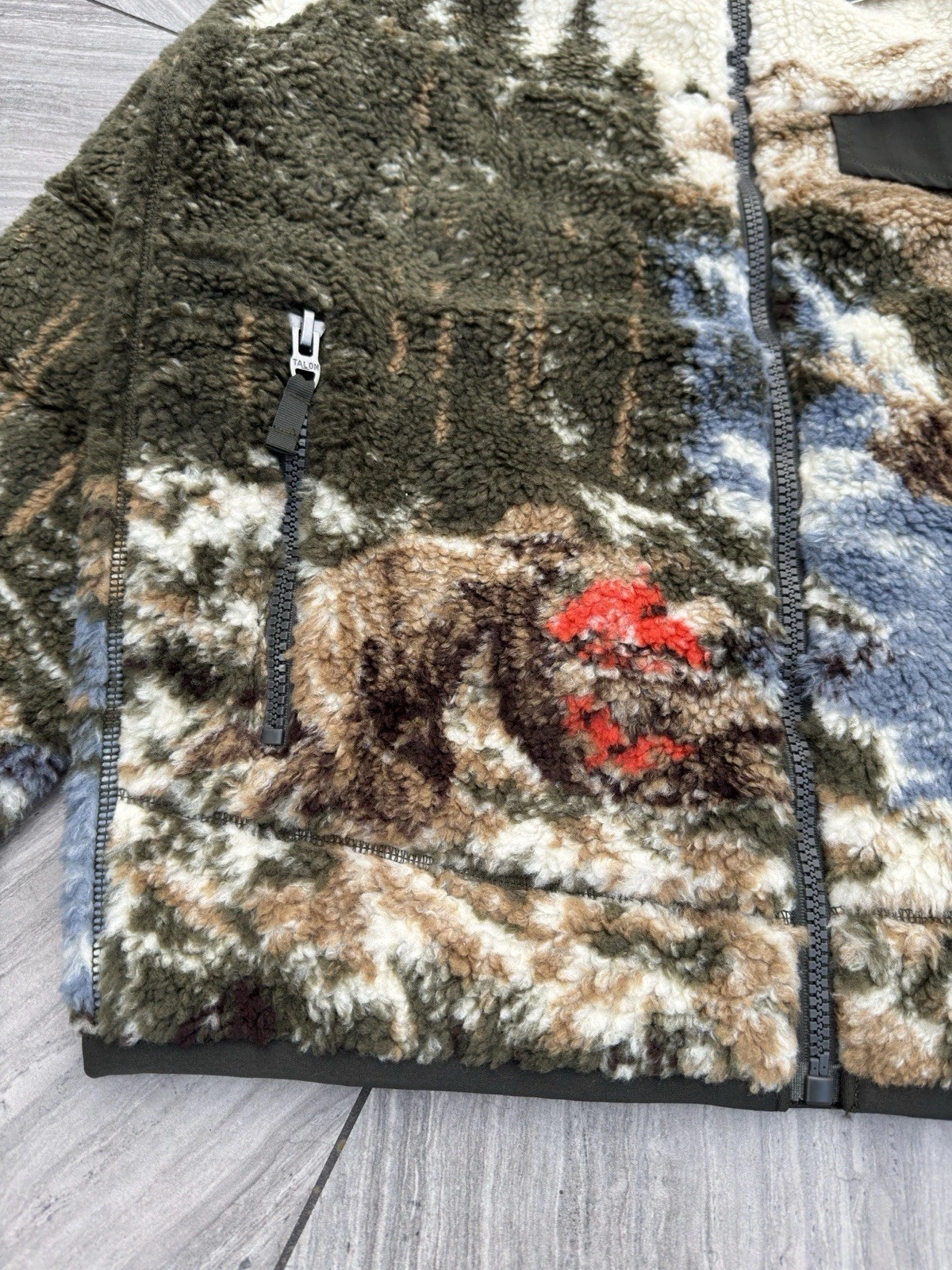 Polo Ralph Lauren High Pile Fleece Sportsman Country Scenic Wildlife Jacket XL image 10