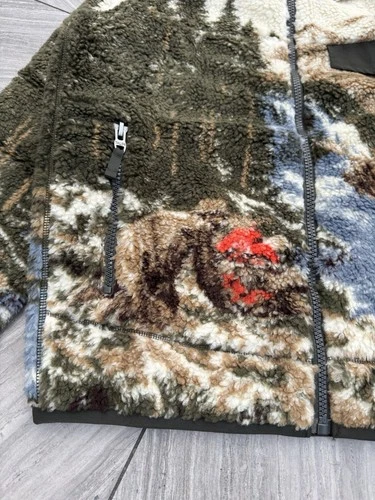 Polo Ralph Lauren High Pile Fleece Sportsman Country Scenic Wildlife Jacket XL image 10
