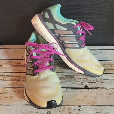 Cute Women's Size 9 Energy Boost Bright Color Adidas Tennis Shoes