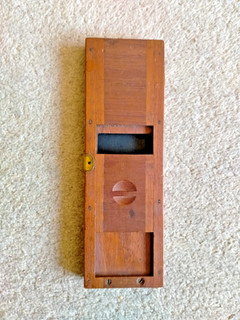 Vintage wooden mahogany film plate holder rare