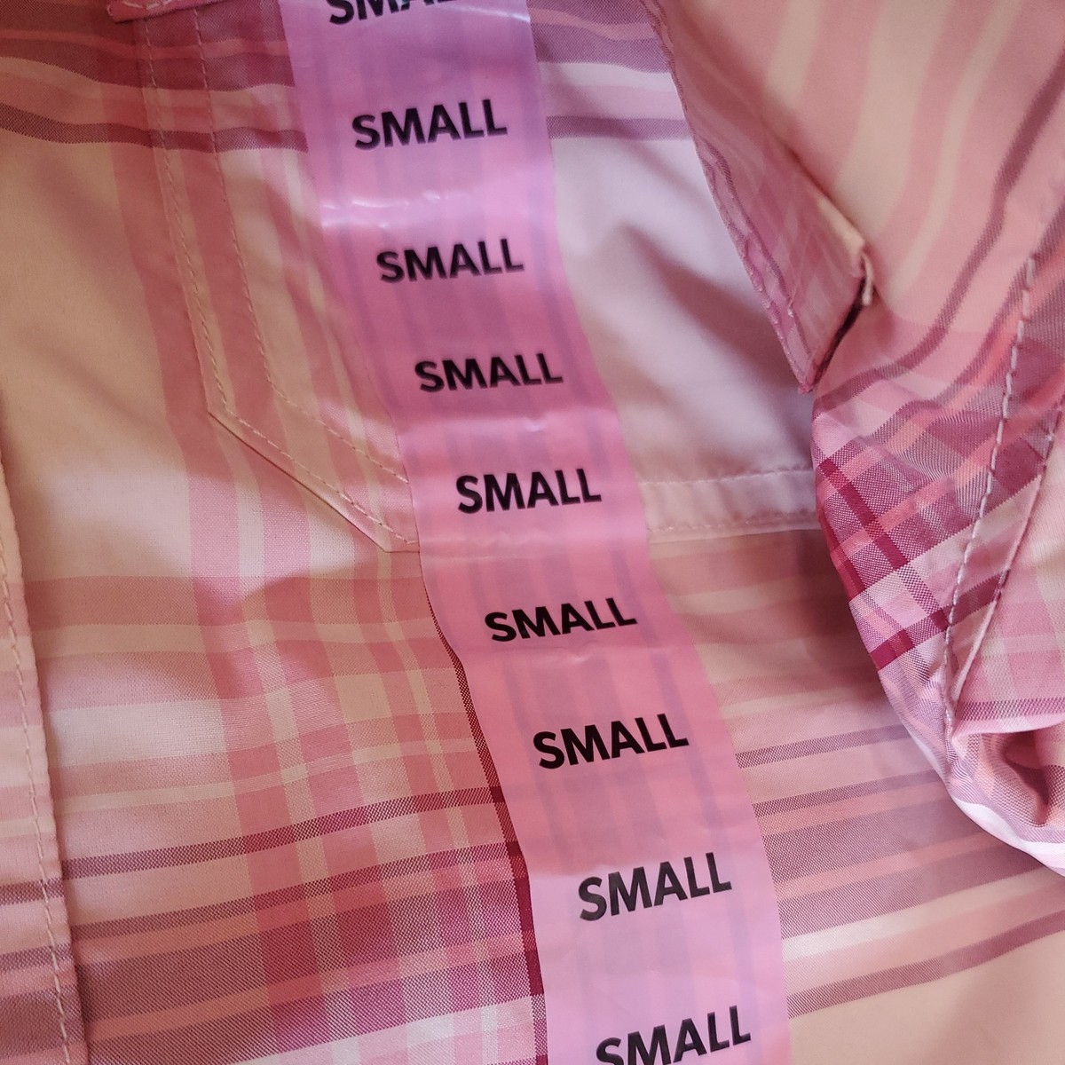 Eddie Bauer Adventure Top Femme Manches Courtes – Taille XS, Peach Starling Plaid