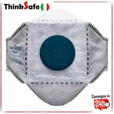 Mascherine FFP2 Pieghevoli al Carbonio con Valvola (10 Pz)