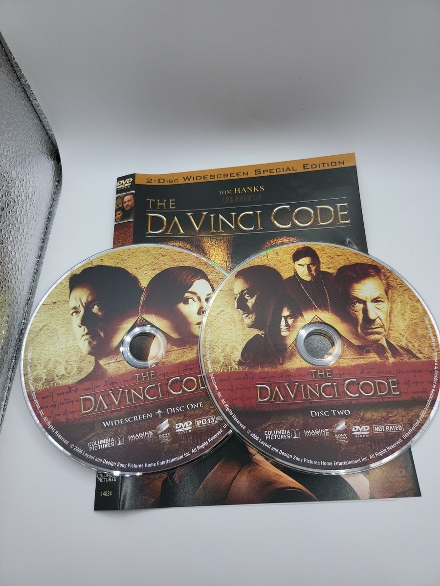 The Da Vinci Code DVD DISC And Artwork ONLY NO Usps TRACKING