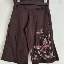 ACW American City Wear Kids Brown Butterfly   Polyester Blend Pants Size 2T