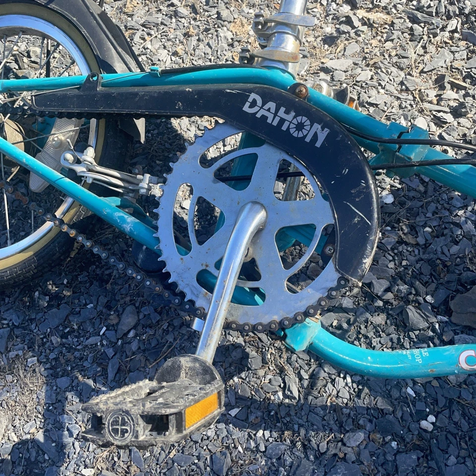 vintage dahon folding bike Teal Classics 3 - Image 4 of 4