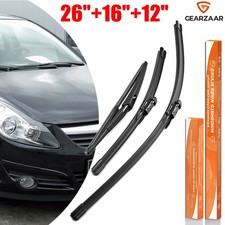 Scheibenwischer FÜR Opel Corsa D S07 WISCHERBLÄTTER VORNE +HINTEN Satz 2006-2014