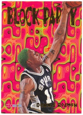 Dennis Rodman 1995-96 NBA HOOPS - Block Party #2 - Bild 1 von 2