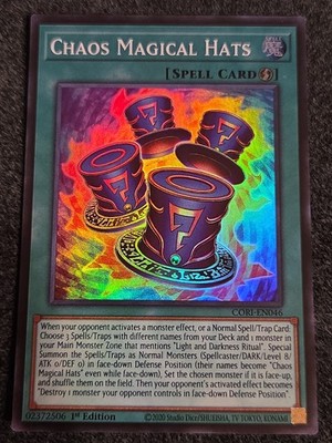 Chaos Magical Hats CORI-EN046 - Super Rare - In Hand