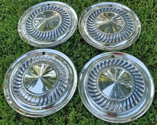  1959-1960 Ford Thunderbird Fairlane Galaxie 14 Hubcaps Wheel Covers 4
