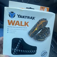 Yaktrax Walk Ice Traction Cleats Medium M9-11 W10.5-12.5 Snow Grips NIB