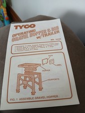 TYCO US-1 TRUCKING OPERATING OVERHEAD GRAVEL HOPPER WITH TRAILER Original Manual