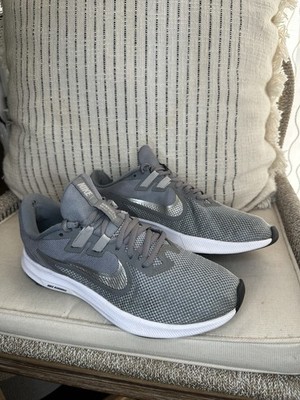 Nike Women's Downshifter  AQ7486-004 Gray Silver Running Shoes Sneakers Size 9