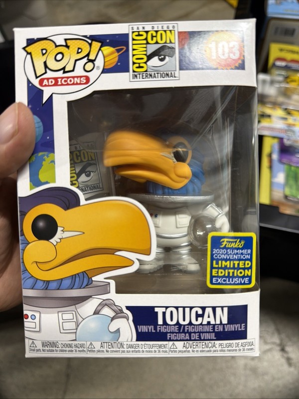 Funko Pop Toucan SDCC Astronaut 103 Convention Exclusive 2020