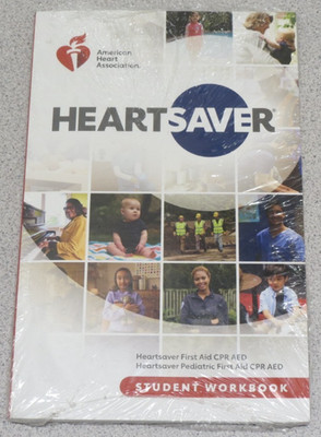 2025 Heartsaver Student Workbook - First Aid CPR AED, + Pediatric - NEW