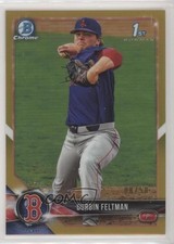 2018 Bowman Draft Chrome Gold Refractor 8/50 Durbin Feltman #BDC-33 i5q