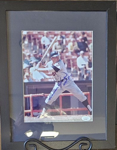 Harmon Killebrew HOF Minnesota Twins Signed Framed 8x10 photo JSA COA - Picture 1 of 2