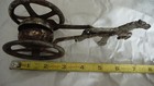 Antique 1890-1910 Waltrous or Gong Bell Co. Metal Horse & Sulky Toy 8" *As Found — photo 5