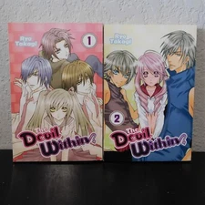 The Devil Within Manga Vol 1 & 2 by Ryo Takagi Graphic Novel Older Teen GoComi