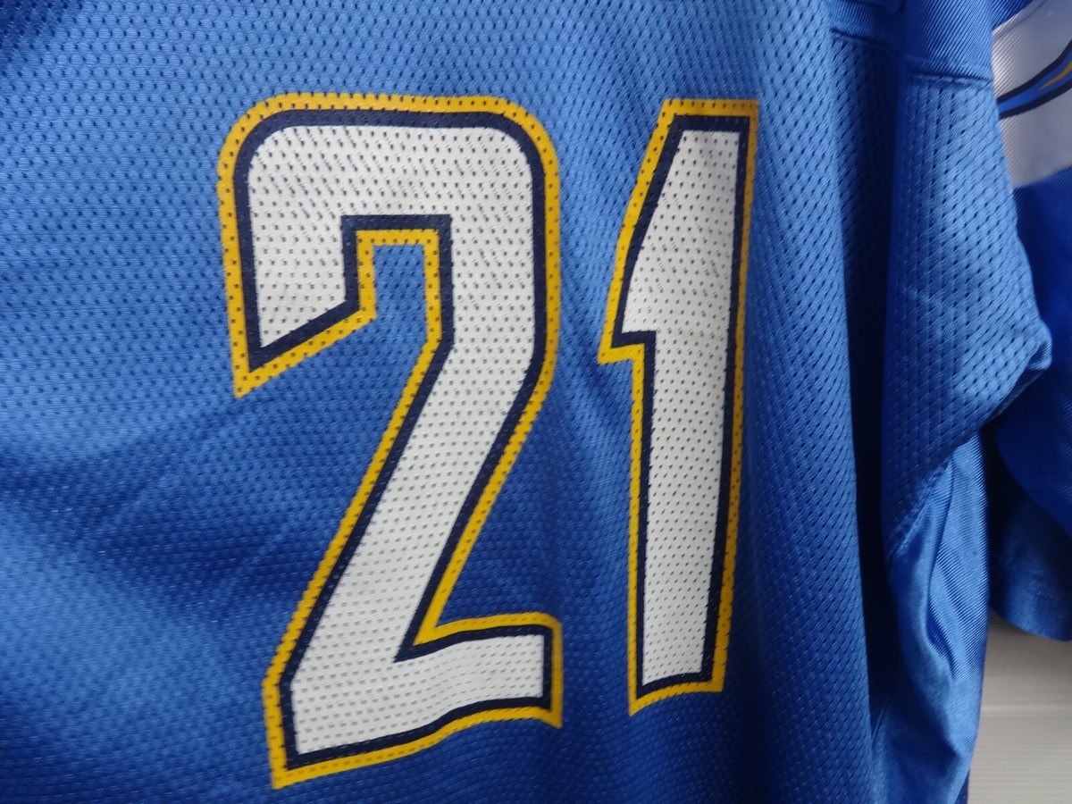 reebok社製　NFL Los Angeles CHARGERS ジャージ Vintage Reebok NFL LA Chargers L. Tomlinson # 21 Men XL