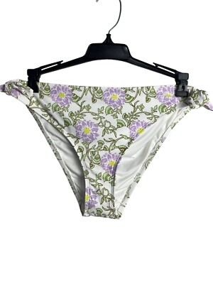 Roberta Roller Rabbit Floral Hipster Bikini Bottom Large NWT