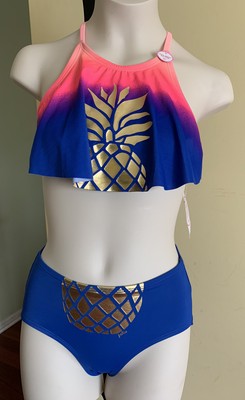 justice pineapple swimsuit
