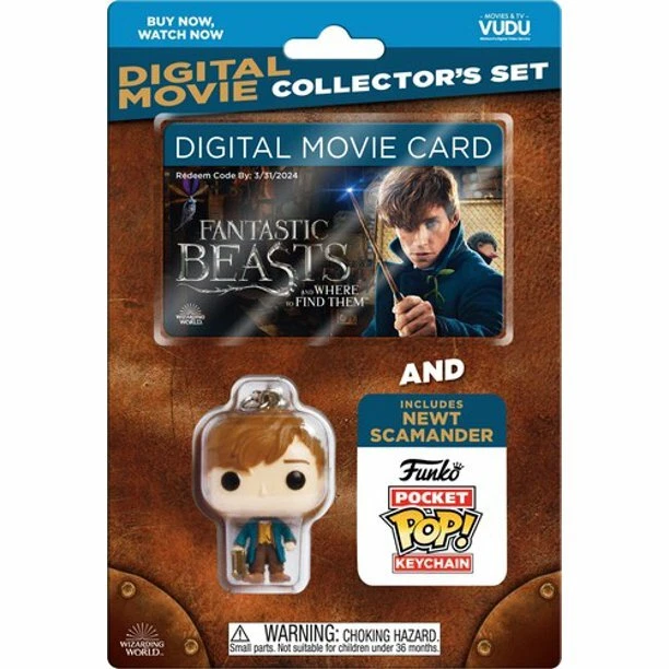 Harry Potter FANTASTIC BEASTS Digital Movie Card Newt Scamander