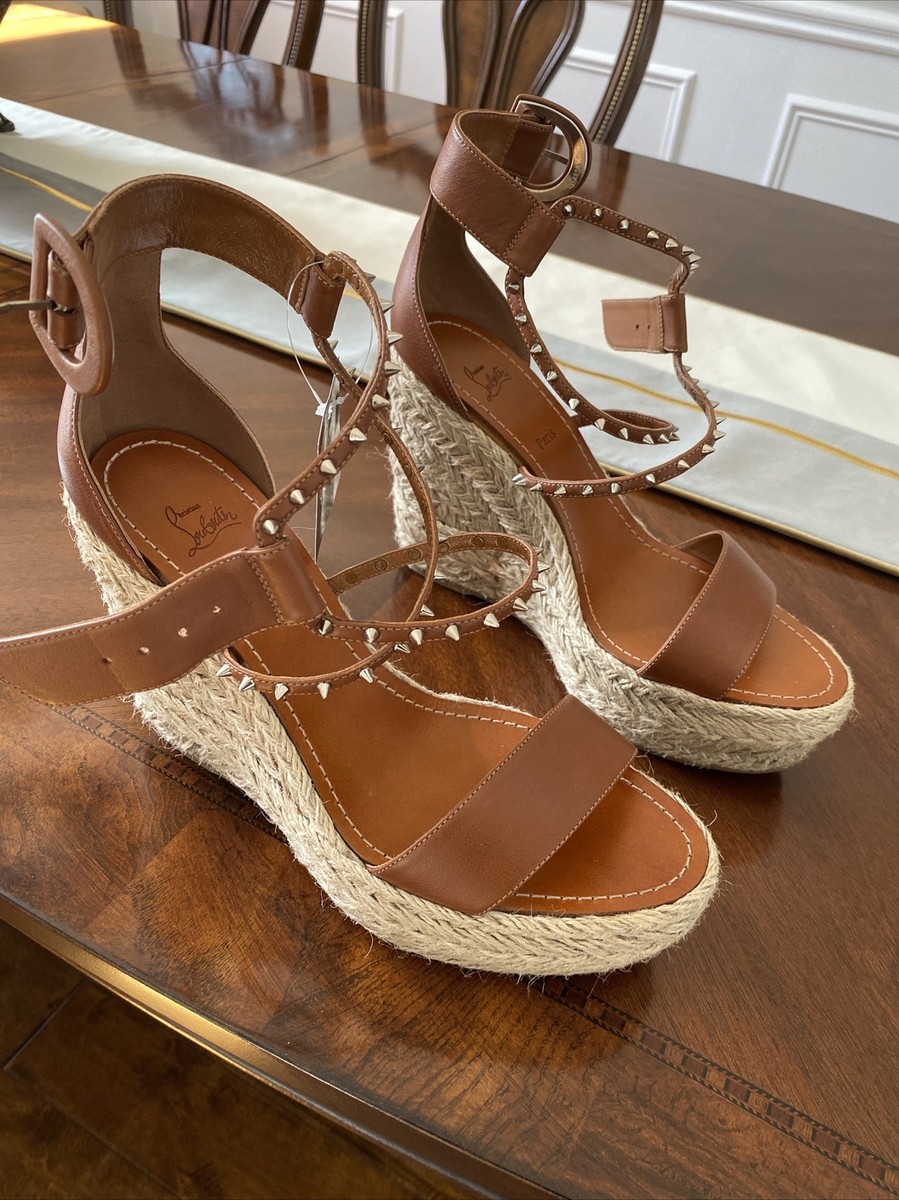 Christian Louboutin Chocazeppa Spikes 120 Cuoio Brown Christian Louboutin Chocazeppa Spikes 120 Cuoio Brown