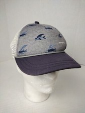 PATAGONIA Flying Fish W/Trident Mesh Snap Back Foam Hat W Rope, Trucker, Kids