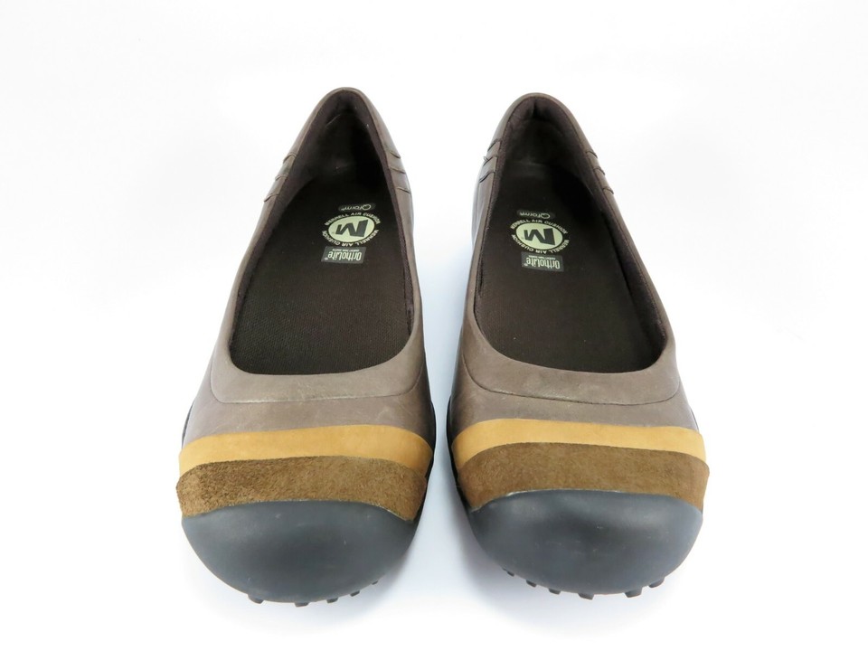 Merrell PLAZA EDEN Moc Womens Size 7M MultiBrown Leather Wedge Driving Moccasin eBay