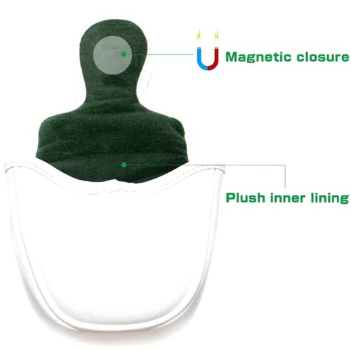 Odyssey Flat Head Putter Cover Special Edition 4-Leaf Clover - Picture 3 of 5