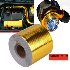 2" 33FT Gold Intake Heat Reflective Tape Wrap Self Adhesive High Temperature
