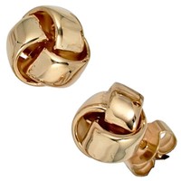 Ohrstecker Ohrringe Ohrschmuck Aus 585 Gold Gelbgold GläNzend Goldohrstecker