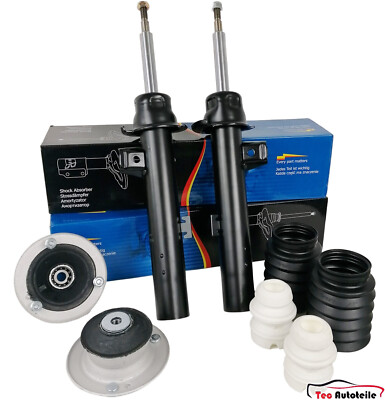 2x KRAFT Stoßdämpfer + Domlager vorne für BMW 3er E46 316i 318i 320d 325i 