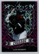 2021 Chronicles Crusade Purple Velocity #21 Luis Robert  Chicago White Sox