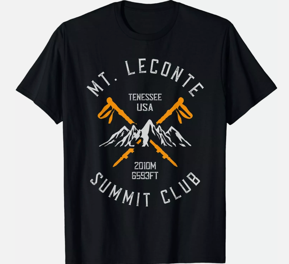 Mount LeConte Mountain Hiker Hiking Gift Unisex T-Shirt, Streetwear T-Shirt