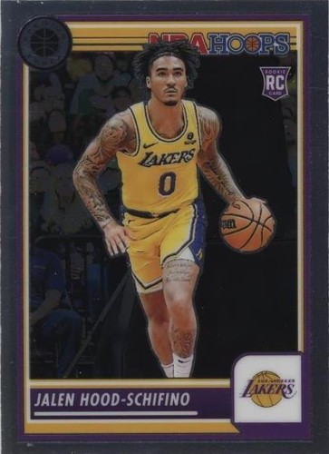 2023-24 NBA Hoops JALEN HOOD-SCHIFINO RC #6 Rookie Greetings Holo