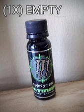 RARE! Monster Energy Drink - HiTMAN Shot Bottle! (1X) EMPTY 3oz Collectible