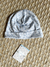 NWT Kissy Kissy Superstars Blue Print Hat, Size Small