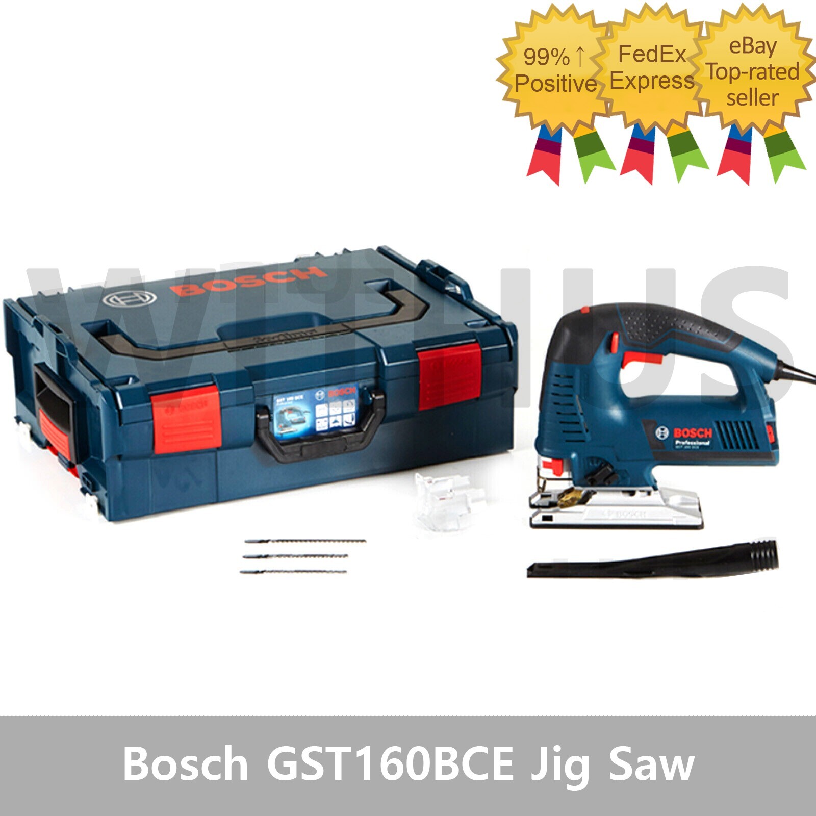 Bosch GST160BCE Jig Saw in L-Boxx with Dust extraction acces