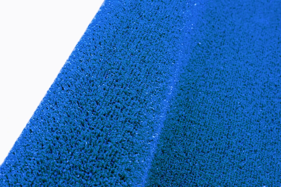 Hierba Sintético Azul 7MM Decorativa Tienda Hogar Jardín Alfombra Prado - Imagen 2 de 4