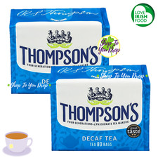 IRISH THOMPSONS DECAF 2 x 80 Tea Bags Decaffeinated 160 Teabags From Ireland☘️☕