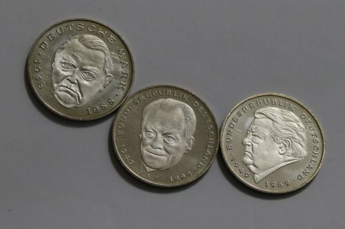 GERMANY ๐ฉ๐ช BRANDT/STRAUSS &ERHARD 2 MARK 1995 G ALL SCARCE B46 LLL24